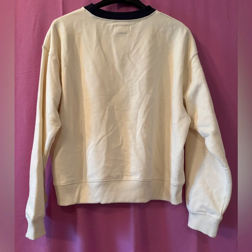 American Eagle Florence Italy Cream Sweatshirt Size S NWT - Picture 2 of 7